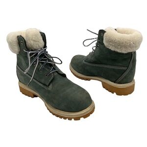Alpine Woods Teal Waterproof Sherpa Lined Hiking Boots Size 9 1/2 Women’s